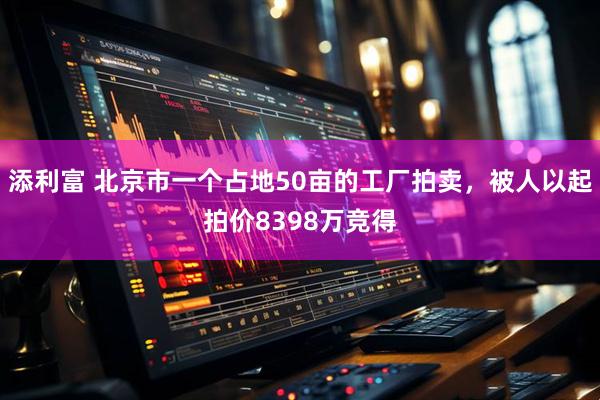 添利富 北京市一个占地50亩的工厂拍卖，被人以起拍价8398万竞得