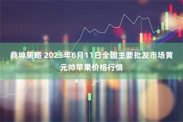 鼎坤策略 2025年6月11日全国主要批发市场黄元帅苹果价格行情