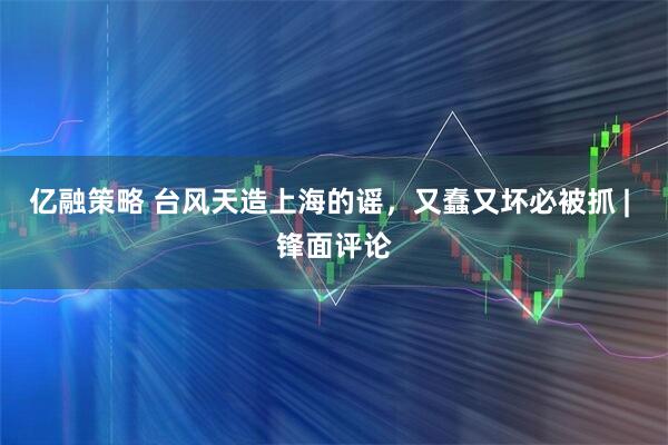 亿融策略 台风天造上海的谣，又蠢又坏必被抓 | 锋面评论