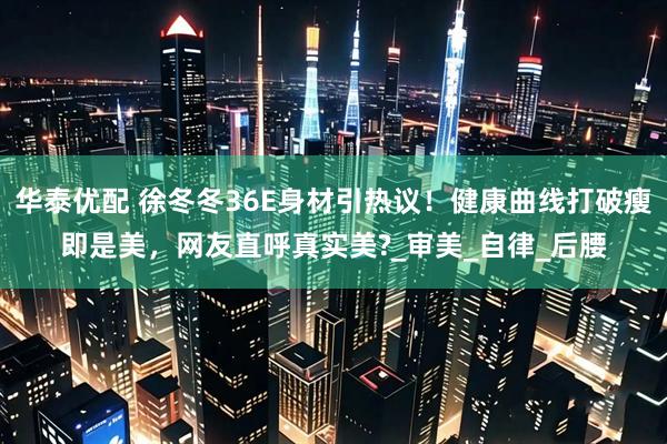 华泰优配 徐冬冬36E身材引热议！健康曲线打破瘦即是美，网友直呼真实美?_审美_自律_后腰