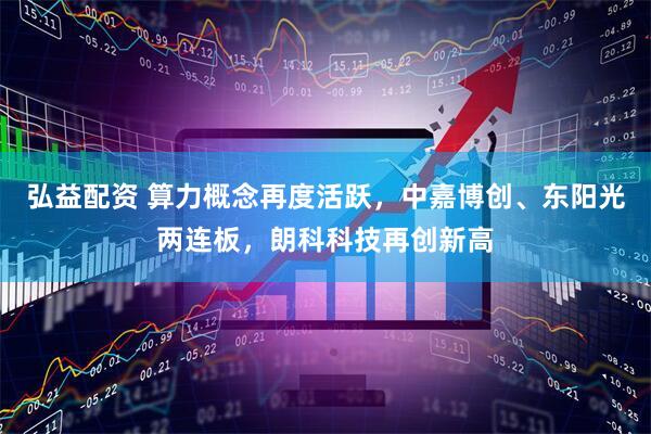 弘益配资 算力概念再度活跃，中嘉博创、东阳光两连板，朗科科技再创新高